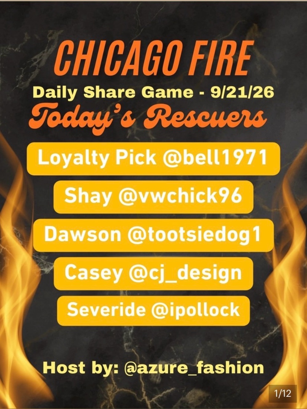I’m the loyalty pick this week 😀